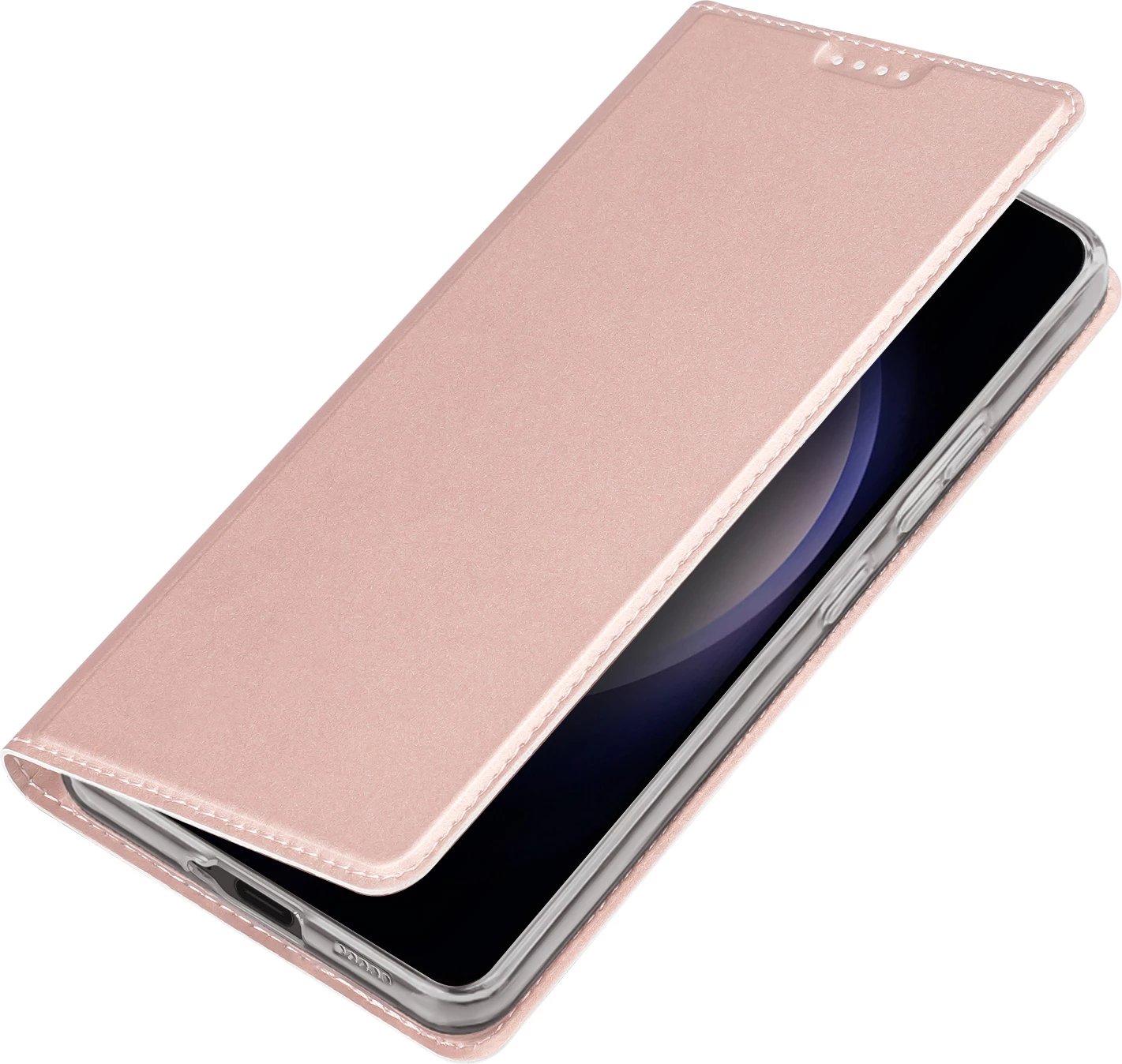 Mbështjellës Dux Ducis Skin Pro për Samsung Galaxy S24+, me kapak, rozë