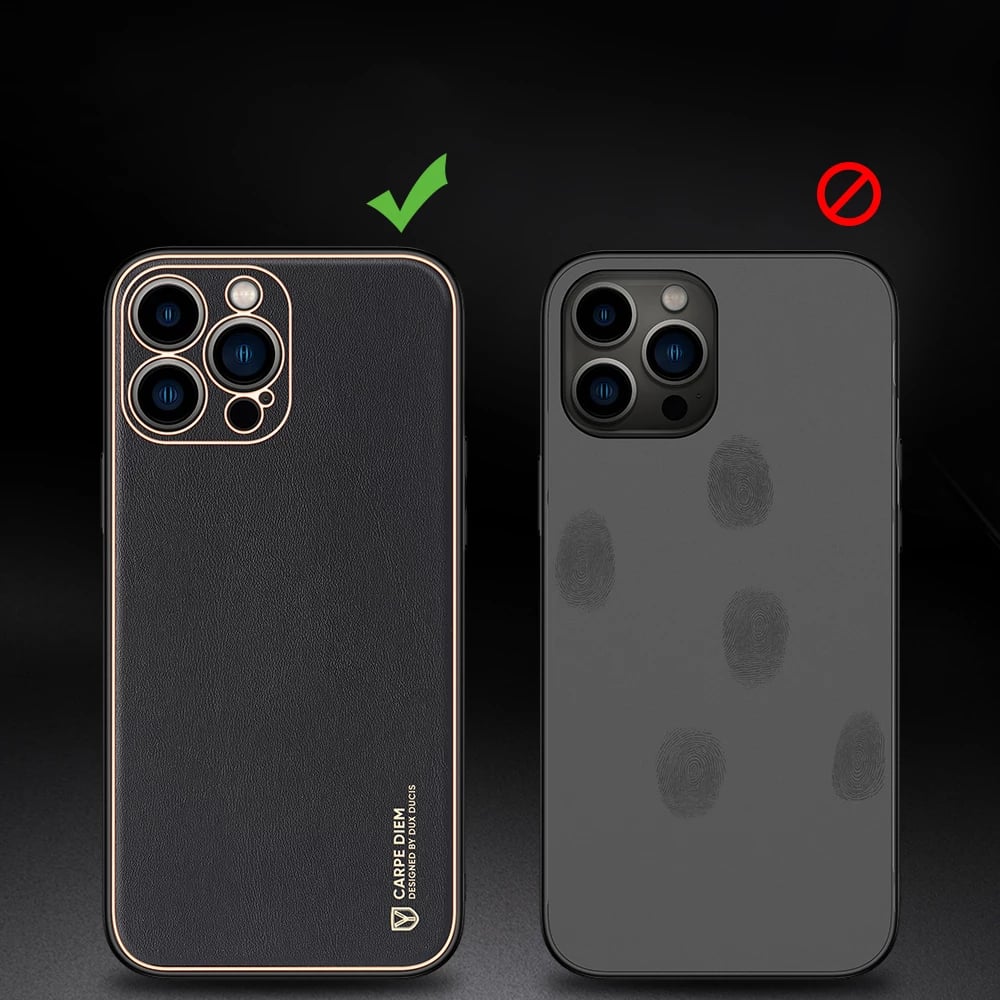 Mbështjellës Dux Ducis Yolo për iPhone 13 Pro Max, TPU+PU lëkurë, i kuq