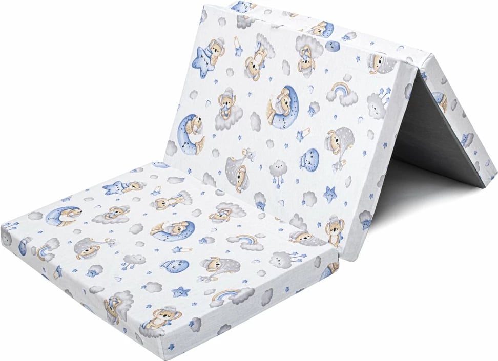 Dyshek palosës për krevat fëmijësh New Baby STANDARD 120x60x5 cm, blu koala