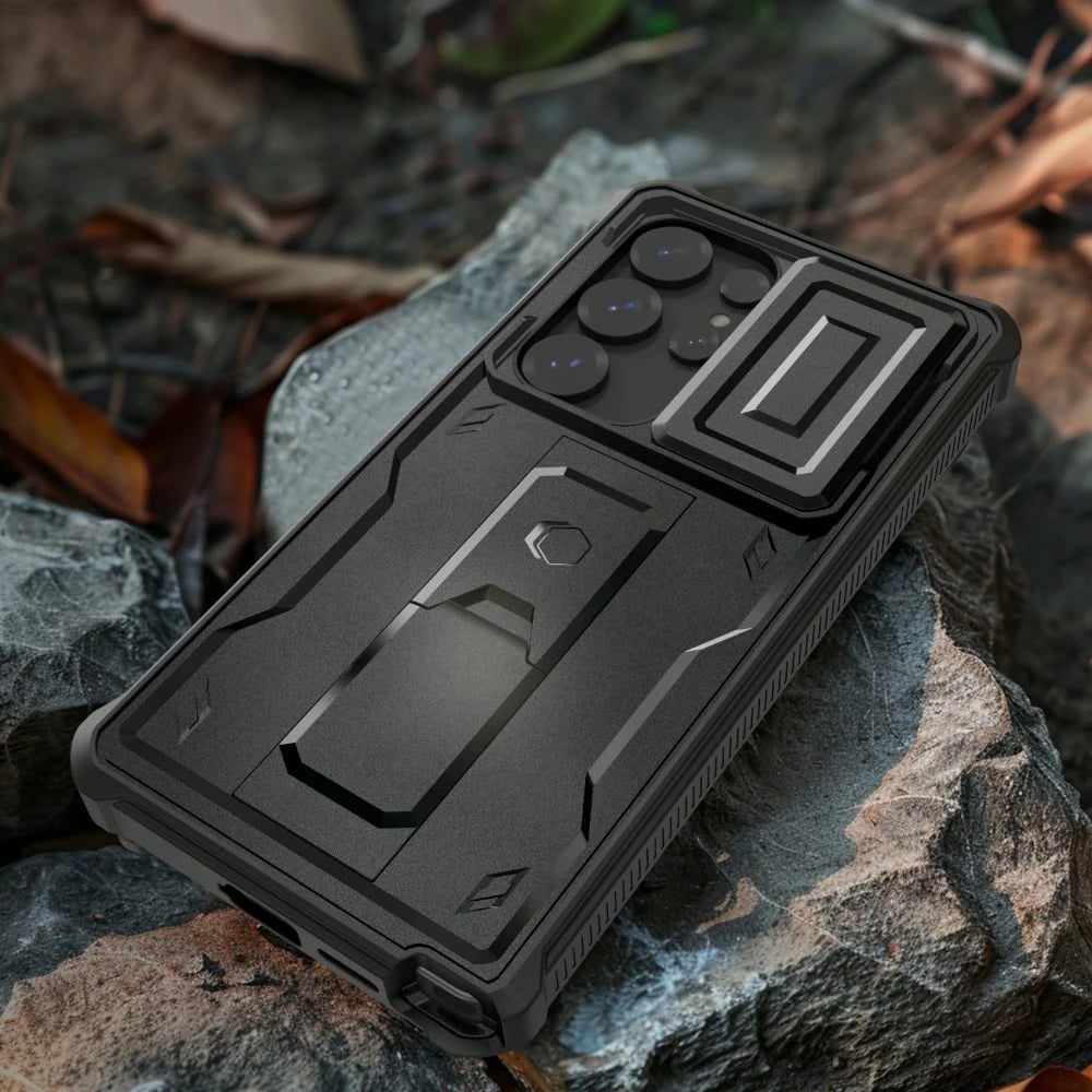 Mbështjellës Tech-Protect Kevlar Cam+ për Samsung Galaxy S25 Ultra, i zi