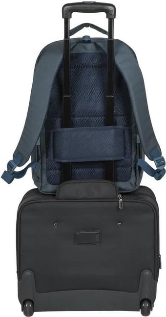 Çantë shpine RivaCase 8460 për laptop 17", poliestër, monokromatike