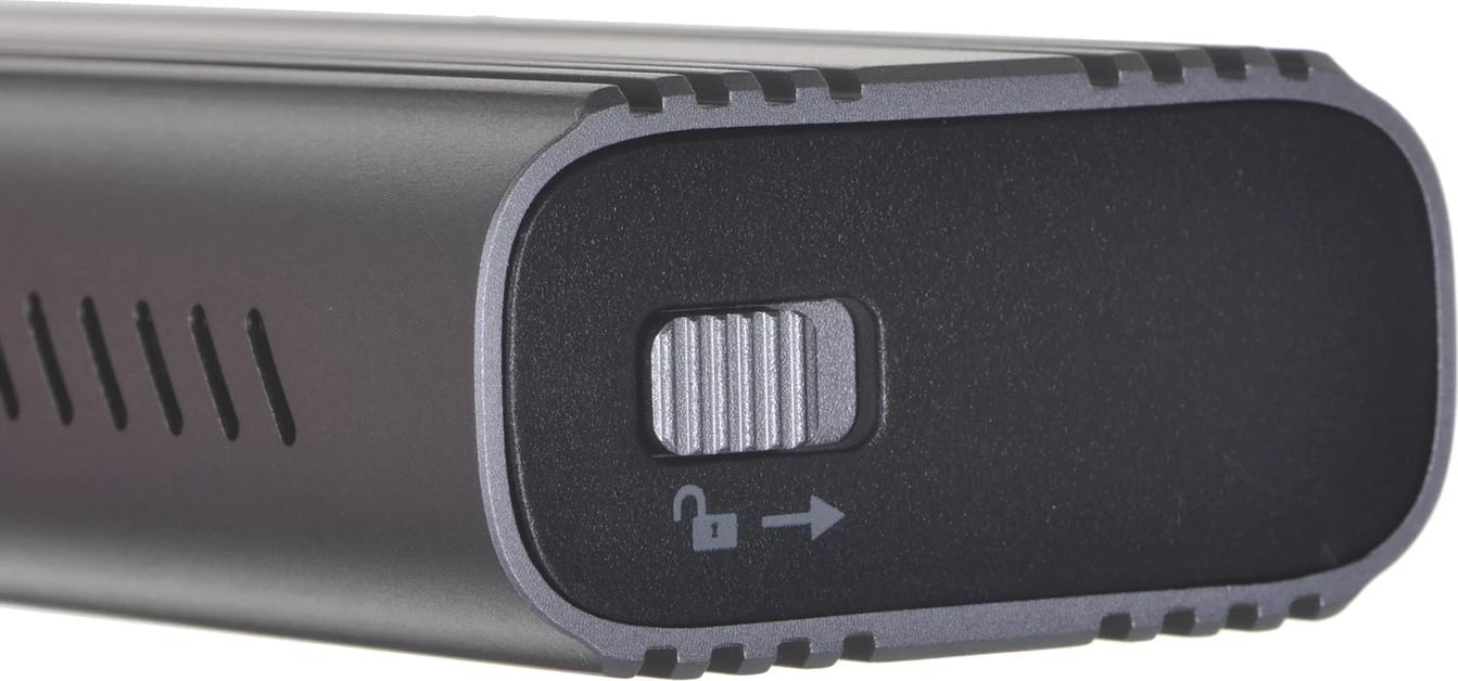 Kasë UNITEK M.2 NVME, USB 4, Gri