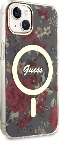 Mbështjellës Guess GUHMP14MHCFWSA për iPhone 14 Plus 6.7", Flower MagSafe, Gjelbër Mbështjellës Guess GUHMP14MHCFWSA për iPhone 14 Plus 6.7", Flower MagSafe, Gjelbër