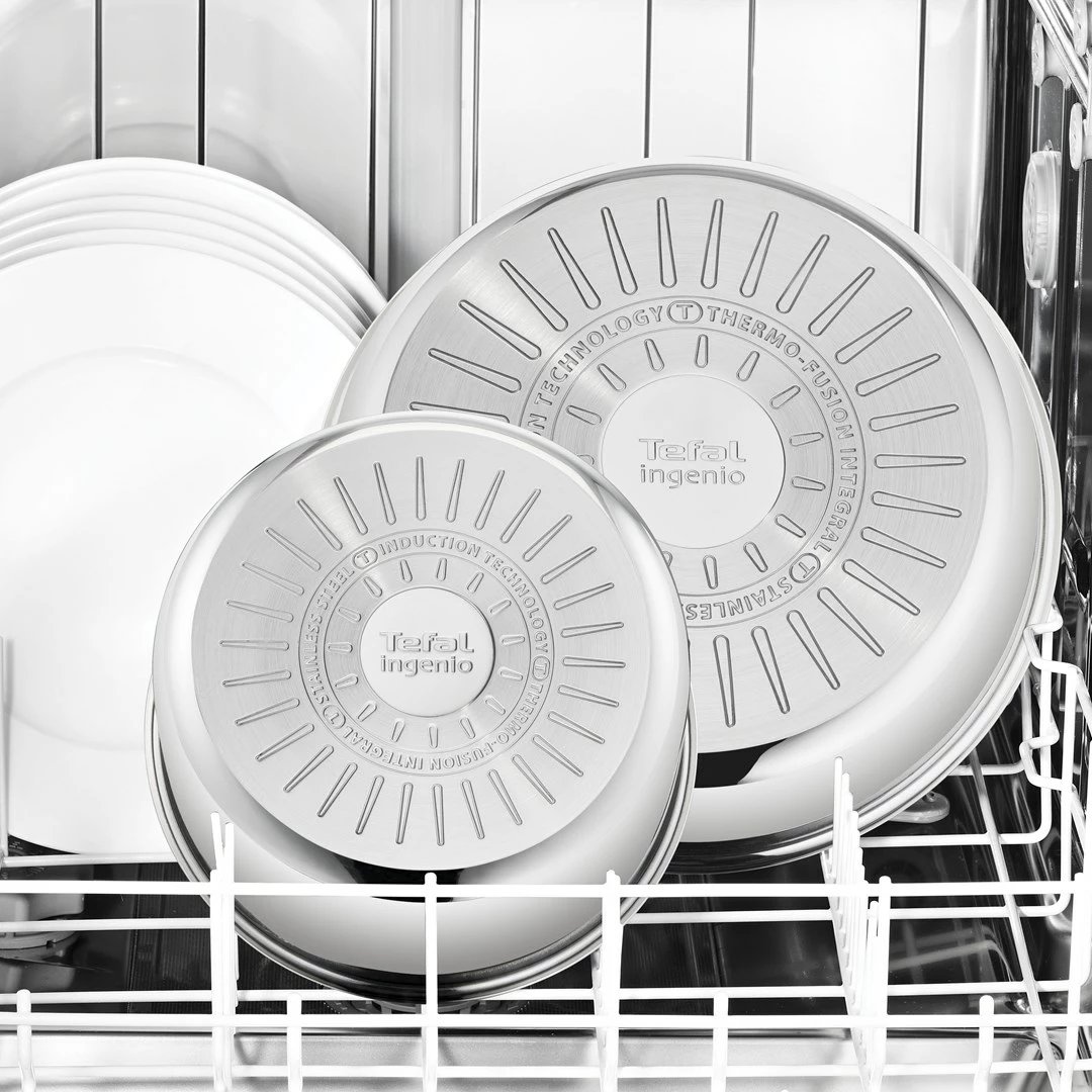 Set tenxheresh e tiganësh Tefal Ingenio L897SJ04, 20 pjesë, titanium