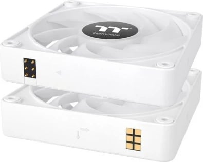 Set ventilatorë Thermaltake CT140 EX ARGB, 3x140mm, PWM, lidhje magnetike, Bardhë