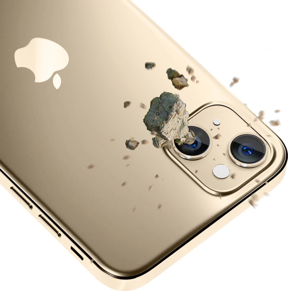 Xham mbrojtës kamerës 3mk Lens Protection Pro për iPhone 14 Plus, Gold