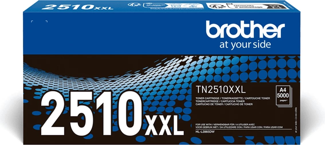 Toner Brother TN-2510XXL rendiment i lartë 5000 faqe XXL, e zezë