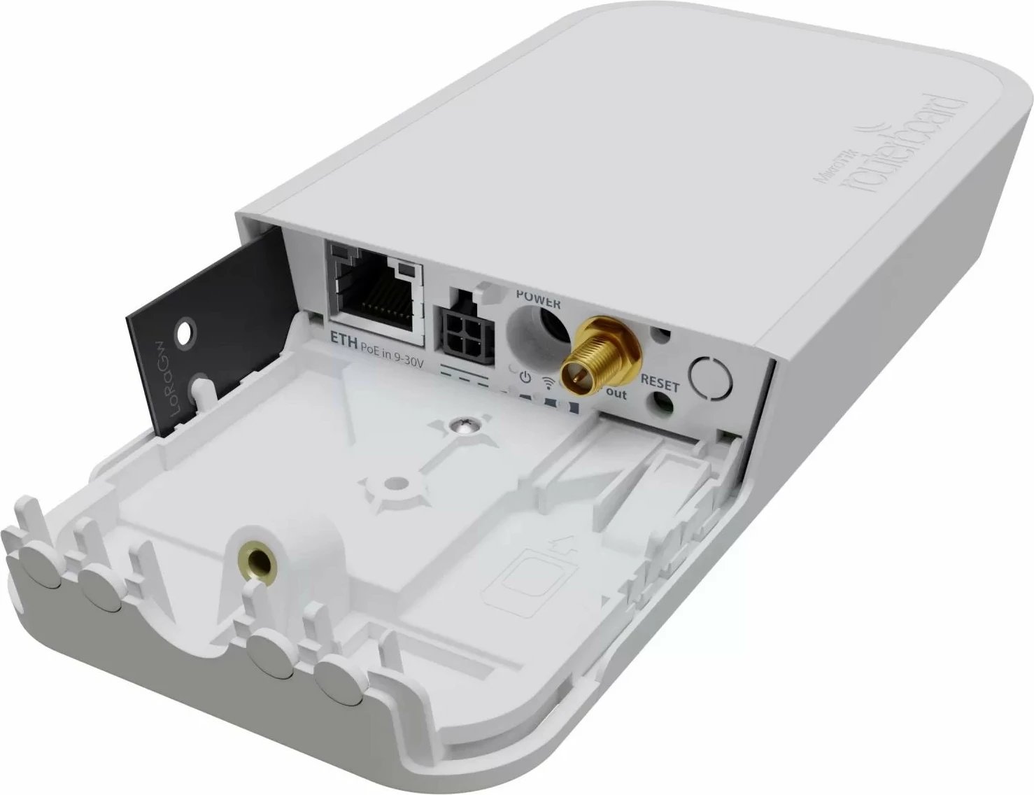 Router MikroTik RBwAPR-2nD&R11e-LR2, i bardhë