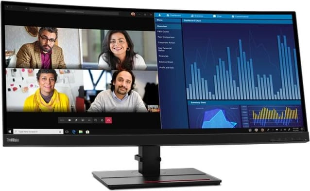 Monitor Lenovo ThinkVision P34w-20 P34w20 (63F2RAT3EU) 32" TFT/LCD, funksion kalibrimi, i zi