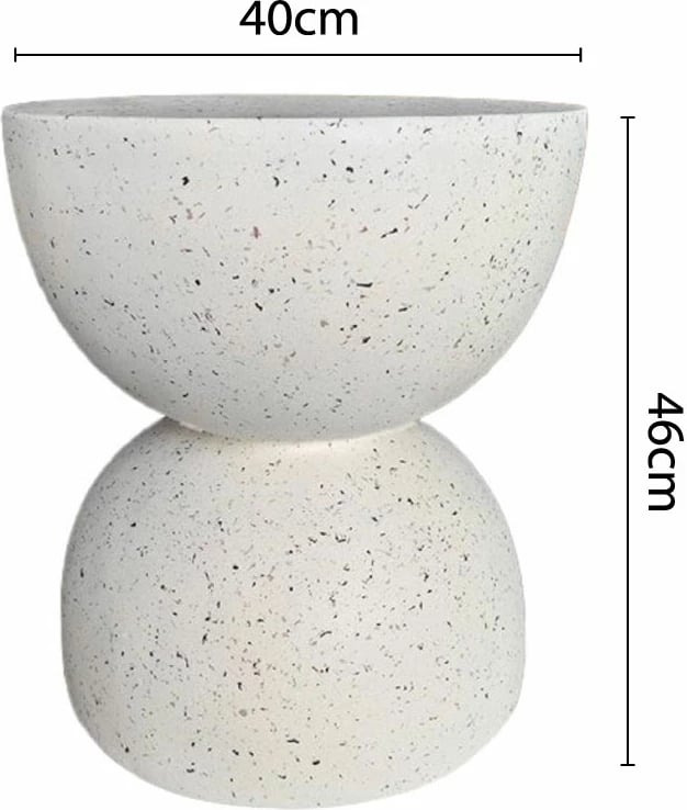 Tavolinë anësore PIONI 1, terrazzo, 40x40x46cm