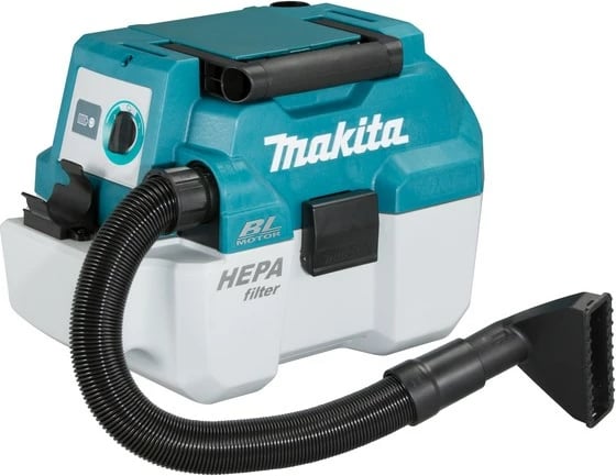 Fshesë me vakum Makita DVC750LZX1 7.5 L 55 W, e kaltër, e bardhë