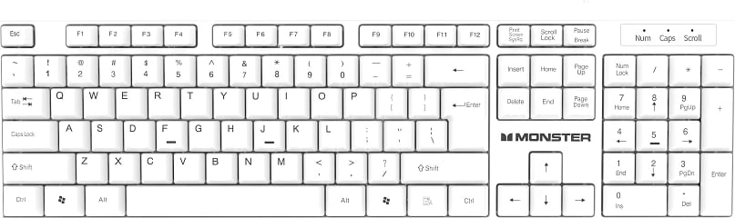 Set - Tastierë + Maus (2N1) MONSTER KM1-CWT