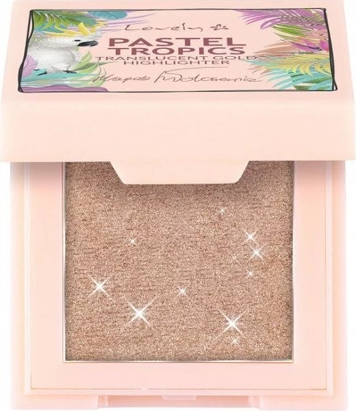 Shkëlqim për fytyrë Lovely PASTEL TROPICS, 01 GOLD