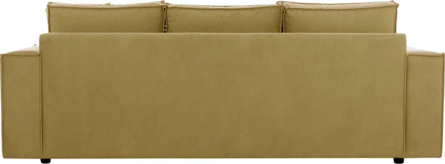 Divan këndor MONACO FH3257.09, ngjyrë ari, i ndërrueshëm, 240x170x86
