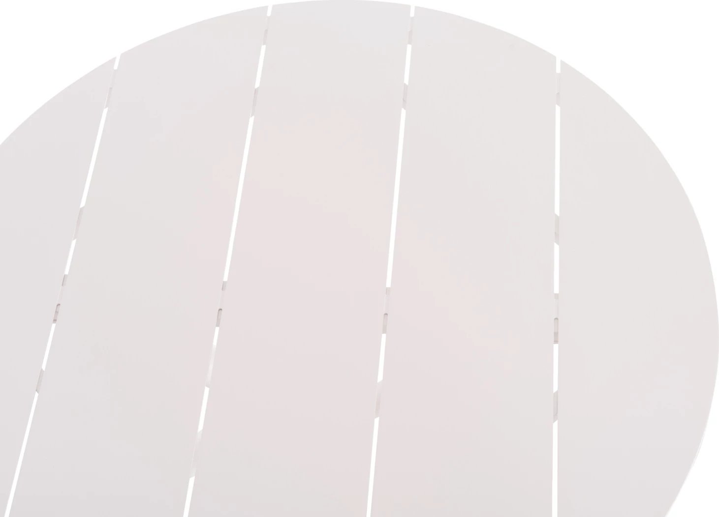 Tavolinë e jashtme rrethore HIGER FH6289.02 alumini e bardhë Φ90Χ74Hcm