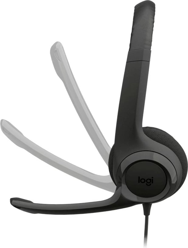 Kufje Logitech H390 USB-C, me mikrofon, të zeza