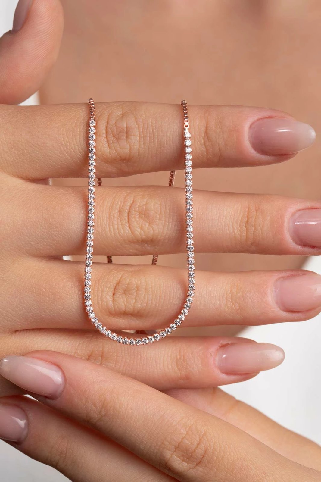 Qafore argjendi ngjyrë rozë e artë, Jumeon, FA183168R