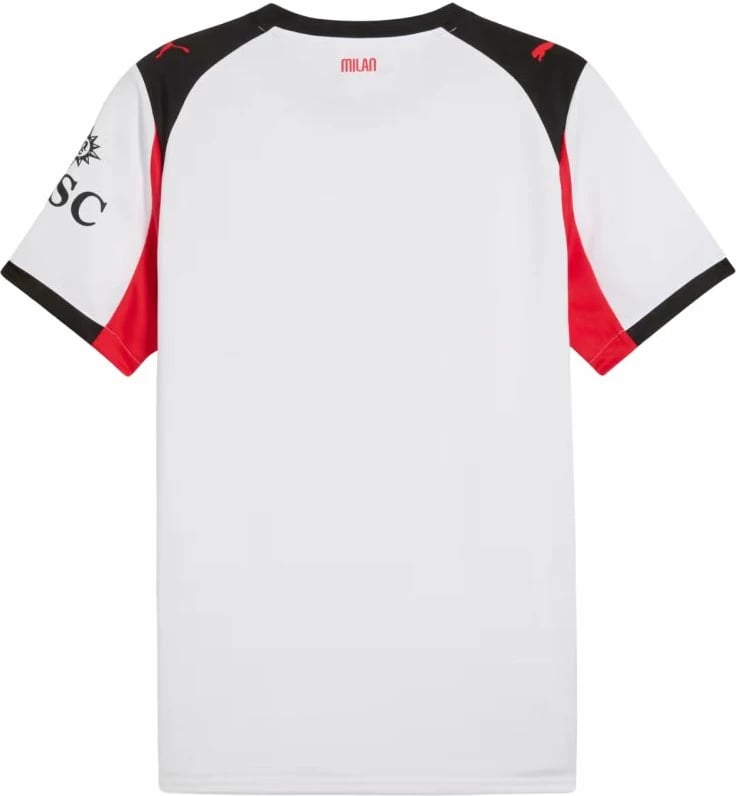 Fanellë futbolli Puma AC Milan për meshkuj, e bardhë