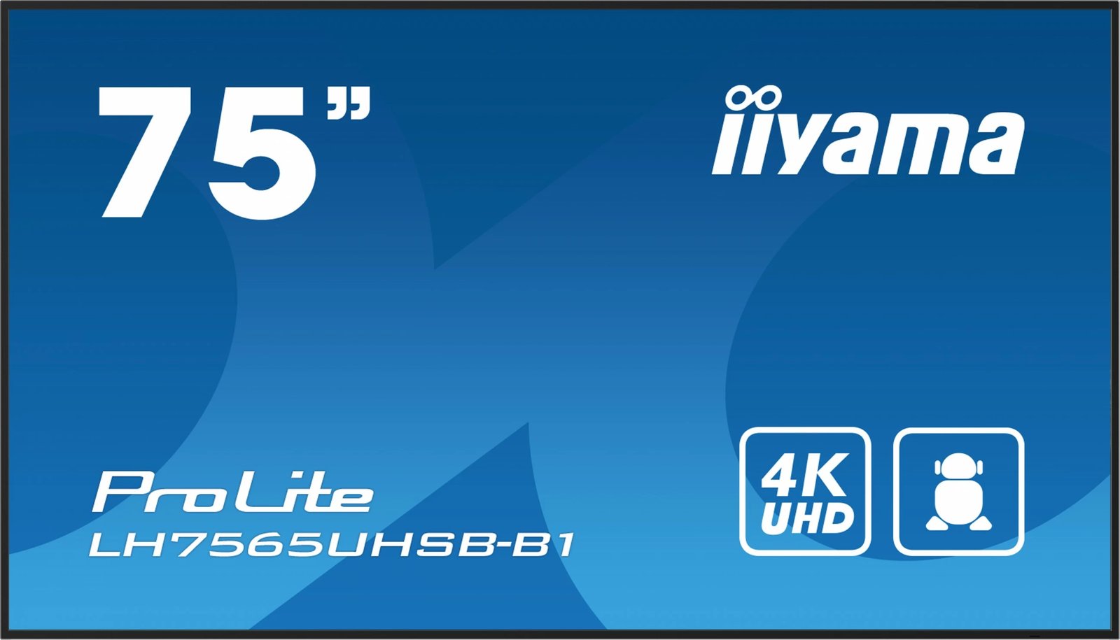 Monitor iiyama ProLite LH7565UHSB-B1, 75 inç, 4K Ultra HD, LED, Wi-Fi, i zi
