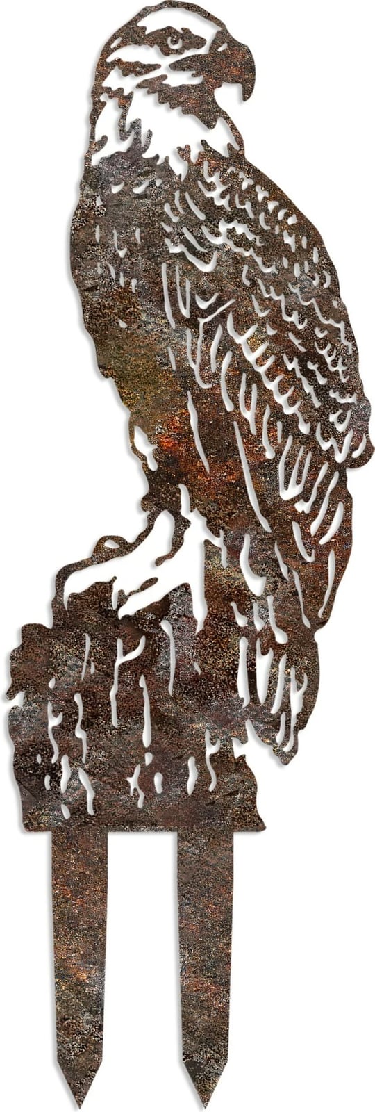 Objekt dekorativ për kopsht, Aberto Design, Spy 02, ngjyrë antike, 40x36cm