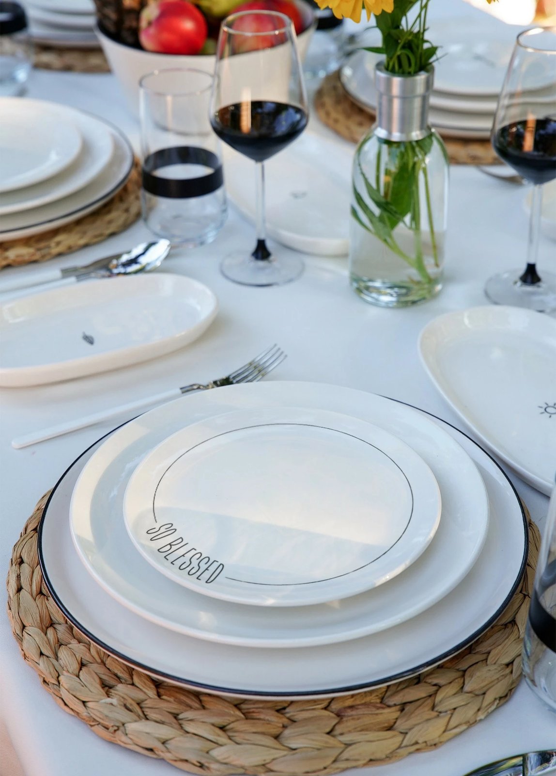 Set pjatash ëmbëlsirash qeramike (6 copë), Hermia, DLY001