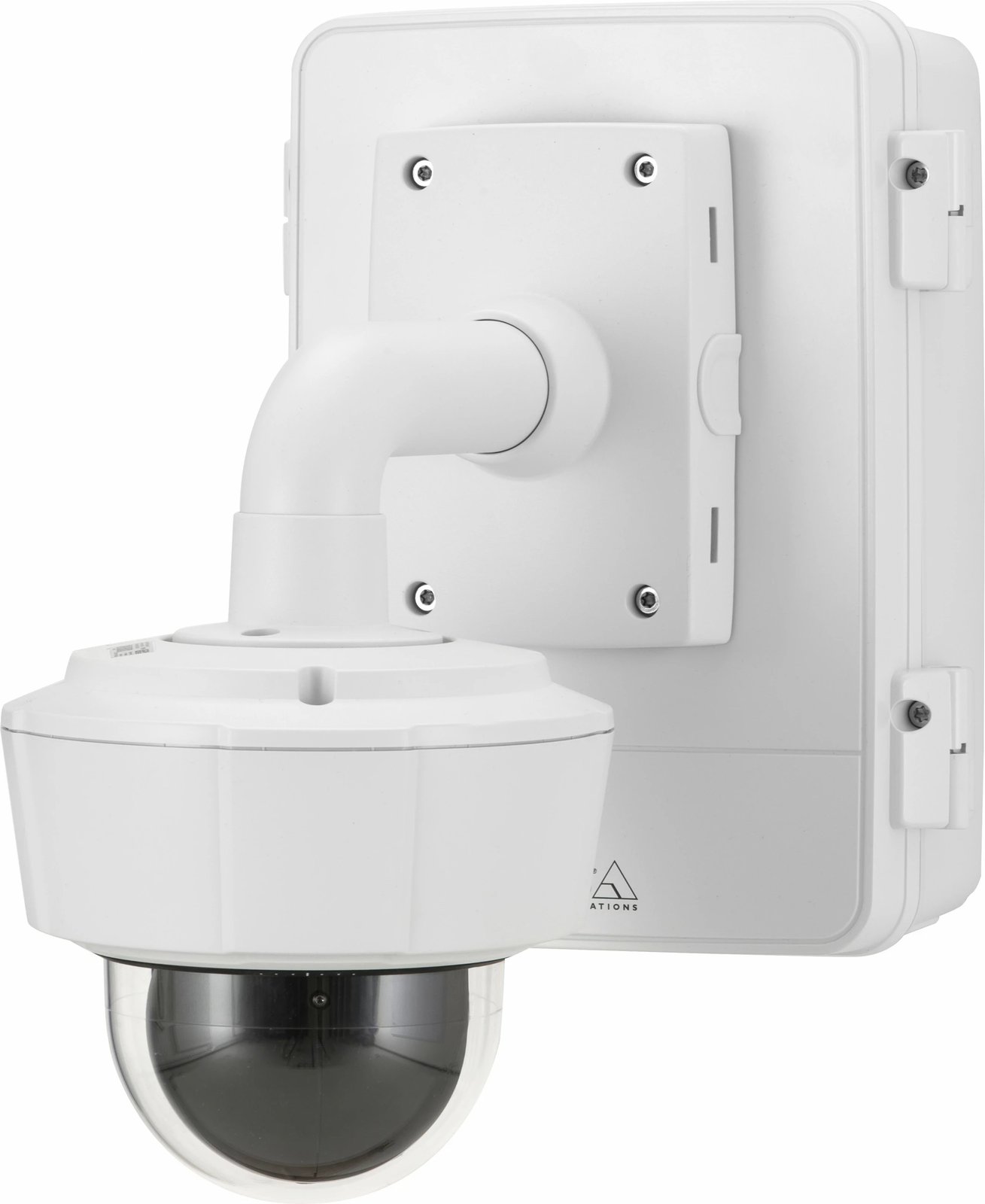 Kasë Axis 5900-181, Housing & mount, çelik inox, IP66, për jashtë, e bardhë