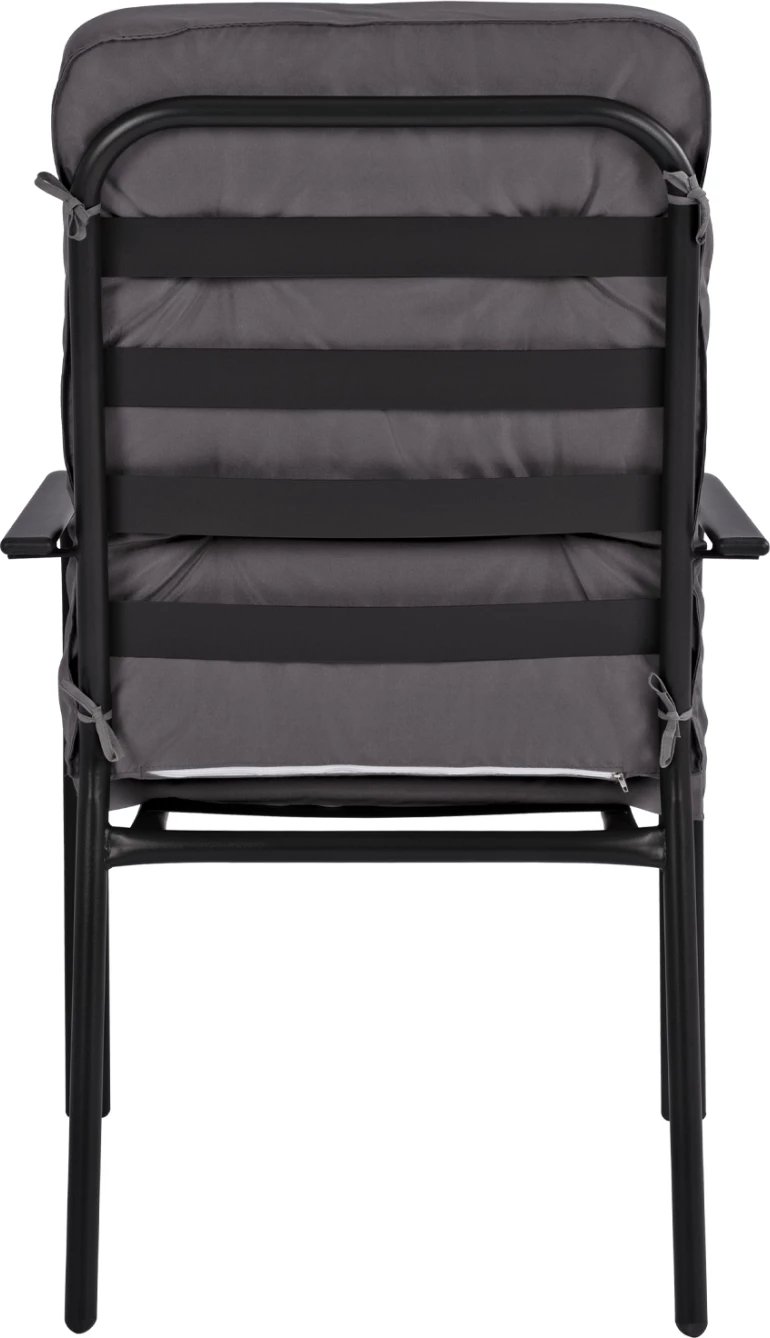 Karrige metalike Endika FH5680.01 ngjyrë gri me jastëk 60x71x105 cm