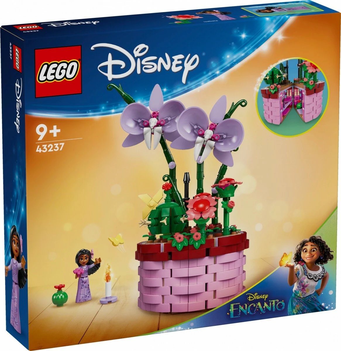 Set LEGO Disney Encanto Isabeli Flowerpot 43237, 641 pjesë, për fëmijë, Plastikë