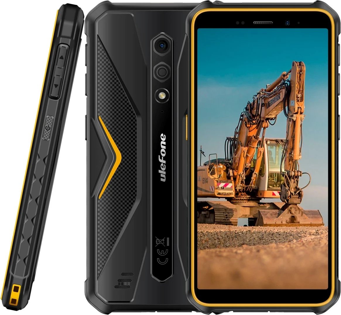 Celular Ulefone Armor X12, 3/32GB, i zi me portokalli, pa karikues