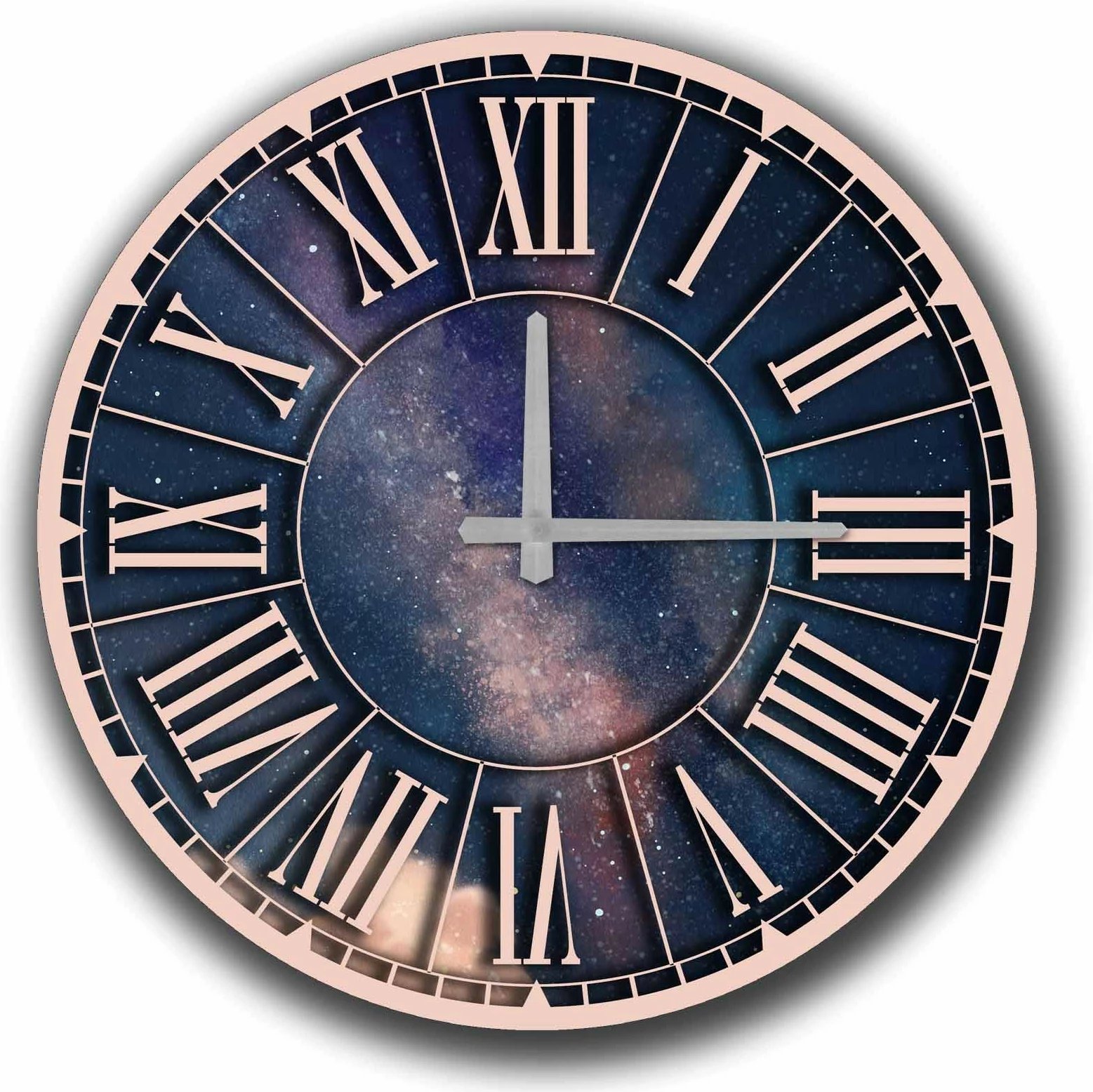 Orë dekorative MDF, shumëngjyrëshe, Wallity 5050MS-063, 50cm