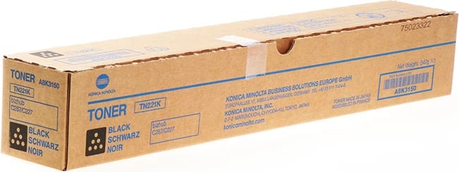 Toner, Konica Minolta, TN227K / ACVH150, rendiment 24000 faqe, i zi