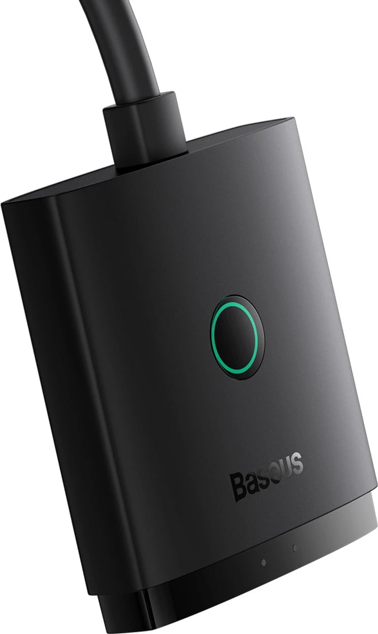 Adapter HDMI 2-në-1 Baseus AirJoy, 4K 60Hz, me kabllo 1m, i zi