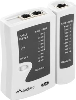 Set mjete për rrjet LAN Lanberg NT-0301 me tester kabllosh dhe çantë