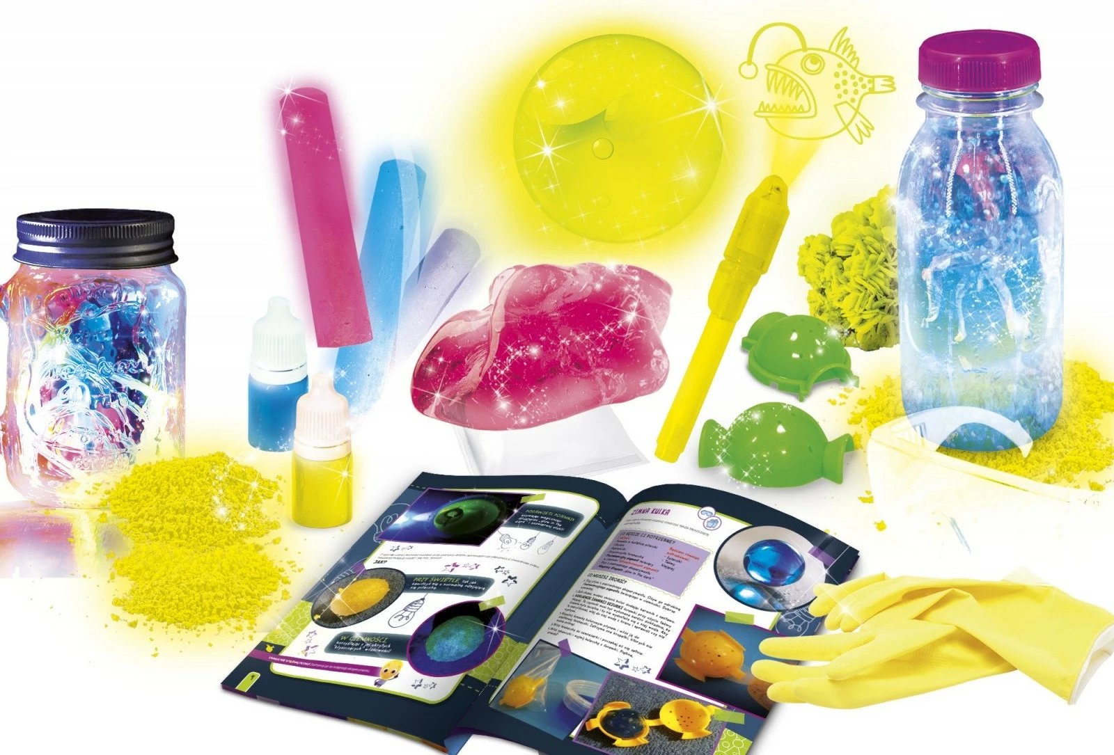 Set shkencor Lisciani I'm a Genius Dark Laboratory, për fëmijë 7+