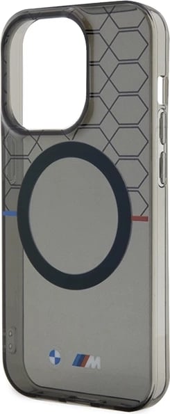 Mbështjellës BMW Pattern MagSafe për iPhone 14 Pro 6.1", Gri