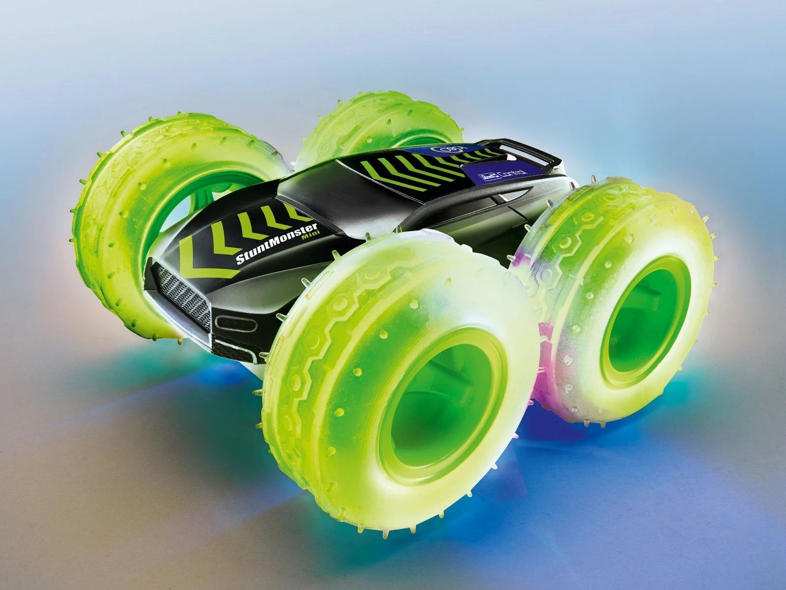 Makine me telekomandë Revell RC Stunt Monster Mini 1080, e zezë/e gjelbër