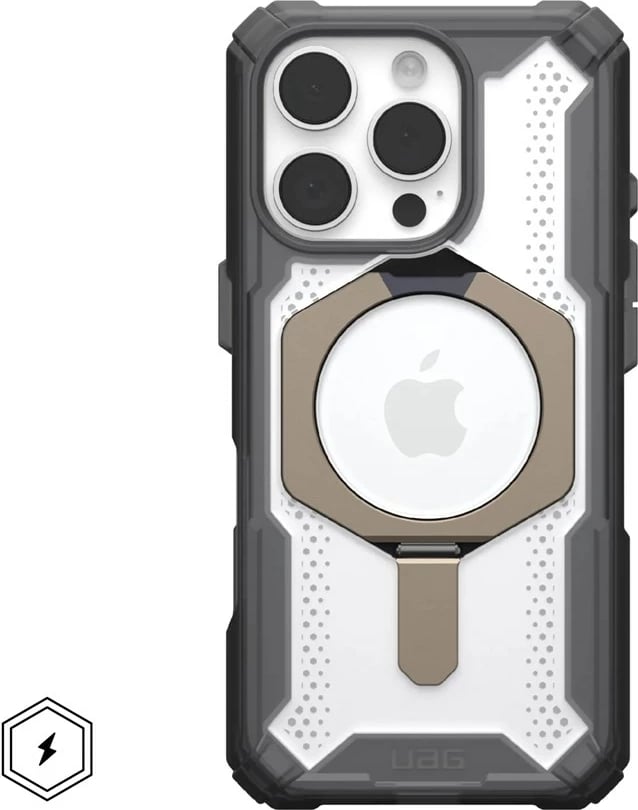 Mbështjellës Urban Armor Gear Plasma XTE për Apple, 6.3", TPU, i tejdukshëm/bardhë