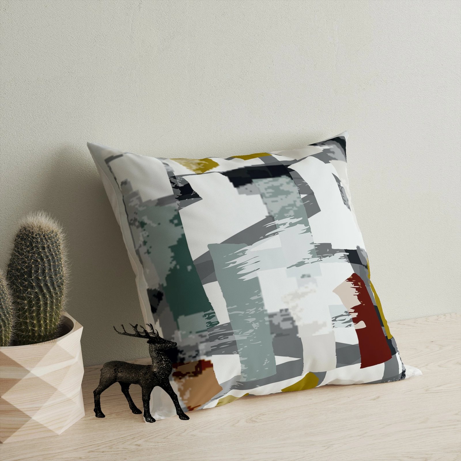 Jastëk Aberto Design, A11980, shumëngjyrësh, 43x43cm