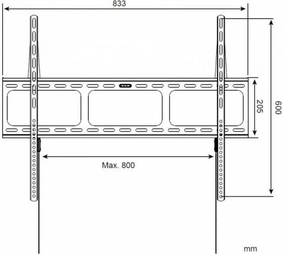 Mbajtëse muri për TV Techly 022649, për LCD/LED 42-80 inç, Slim, e zezë Mbajtëse muri për TV Techly 022649, për LCD/LED 42-80 inç, Slim, e zezë