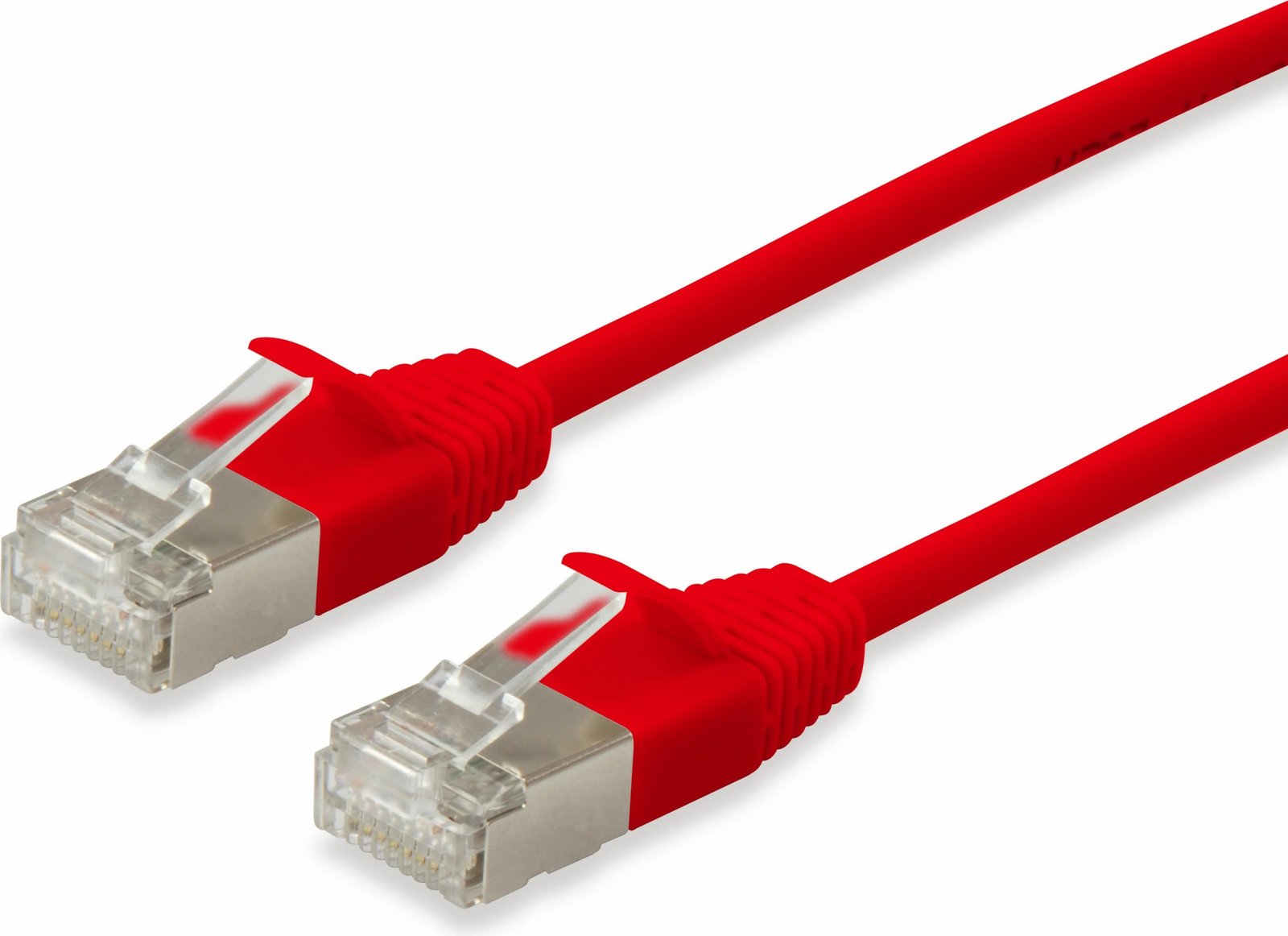 Kabllo rrjeti Equip Cat6a F/FTP Slim 2m, e kuqe