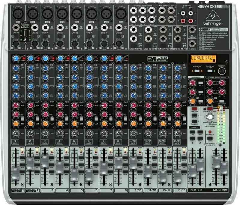 Mikser audio Behringer QX2222USB 22 kanale