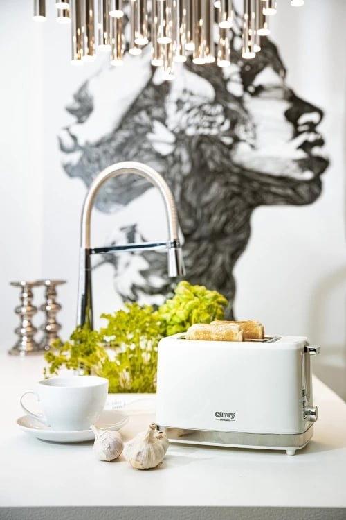 toster Adler CR 3219 2 feta 900 W 6 nivele ngjyrë e bardhë