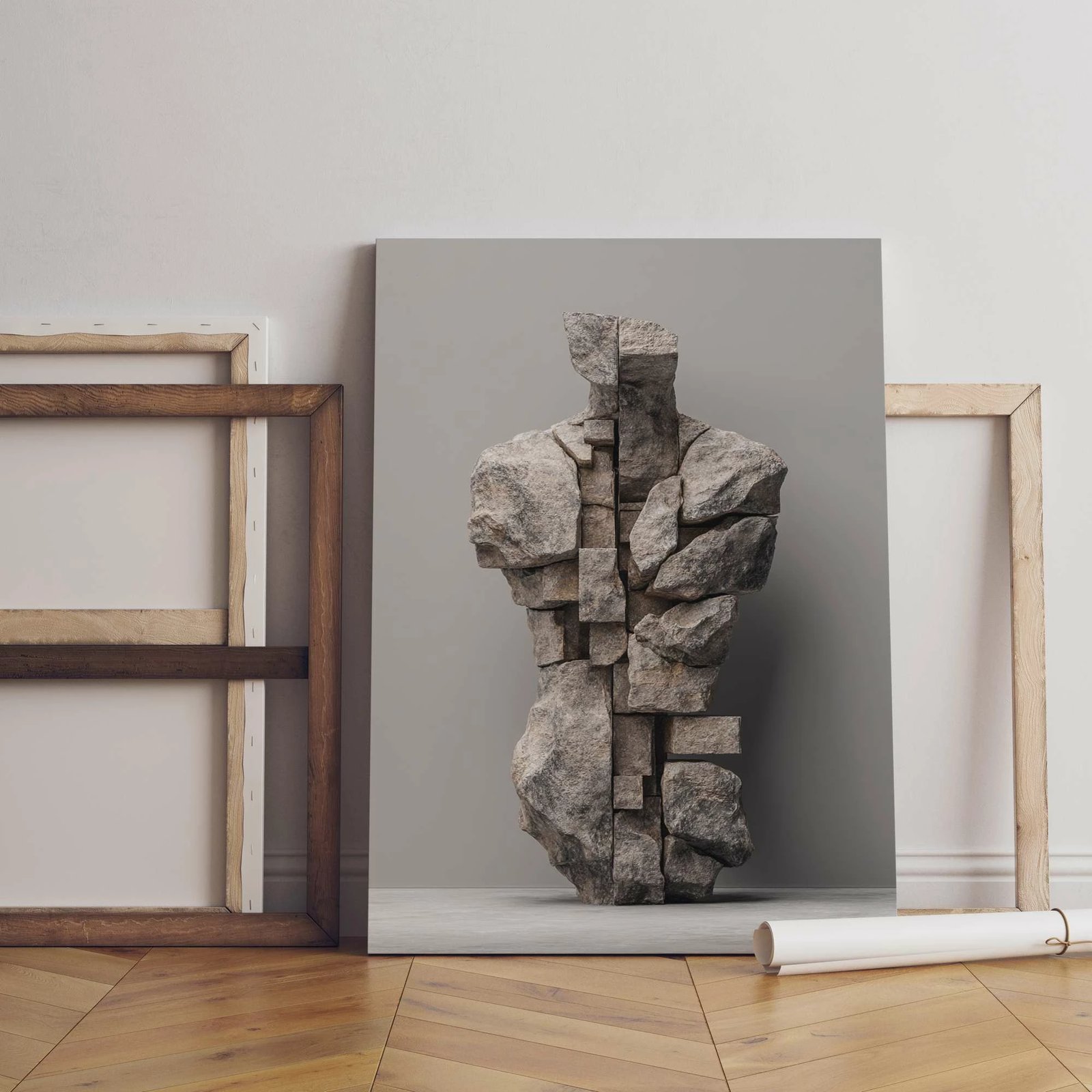 Pikturë dekorative në kanavacë, shumëngjyrëshe, Wallity, Hm_Cnvs26-28, 70x100cm