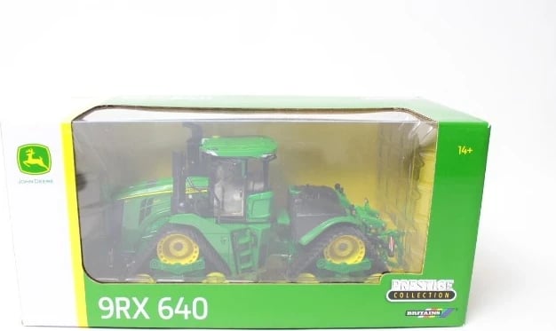 Traktor model TOMY John Deere 9RX 640, Jeshil