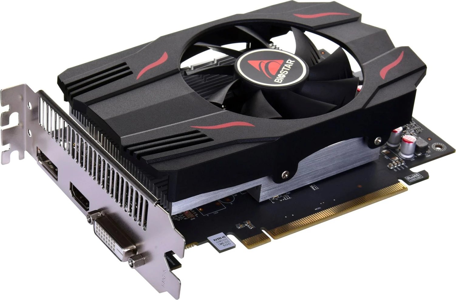 Kartë grafike Biostar Radeon RX550 AMD, 4 GB, GDDR5, e zezë