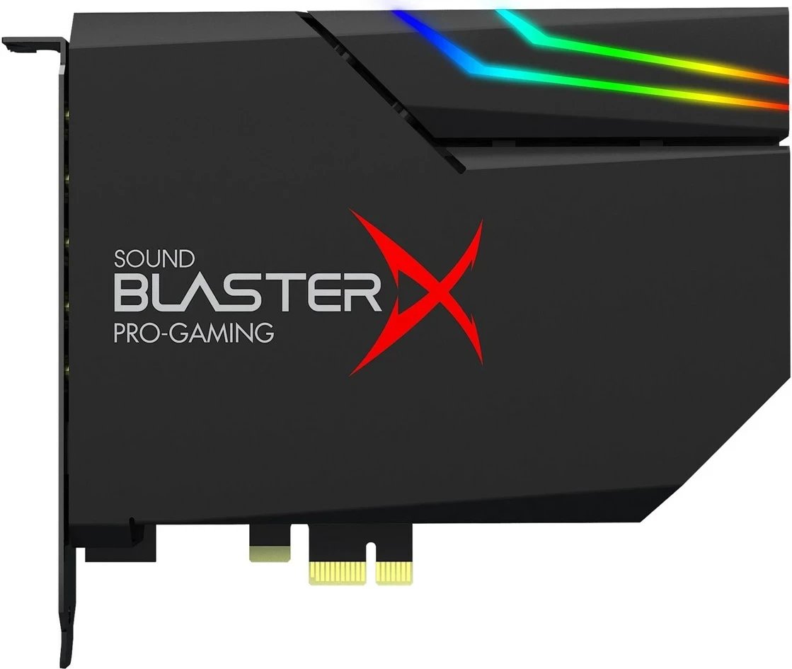 Kartë zëri Creative Sound BlasterX AE-5 Plus, PCI-E, 5.1 kanale, E zezë