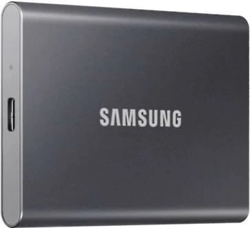 Disk i jashtëm SSD Samsung T7, 1TB, USB 3.2 Gen 2, Gri