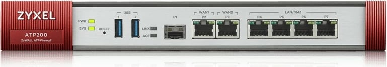 Firewall Zyxel ATP200, 2 Gbit/s, 0.5 Gbit/s, 40 Gbit/s, 450/450 Gbit/s
