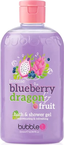 Xhel për dush Bubble Blueberry & Dragon Fruit, 500 ml