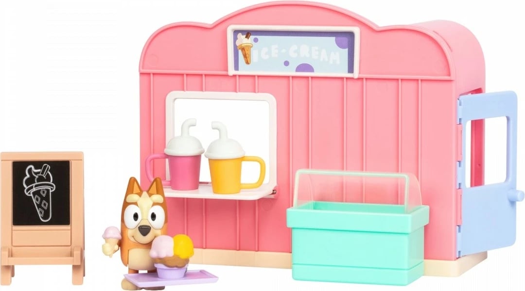 Set lodrash Bluey Mini Ice Cream Shop, Tm Toys, BLU17553, plastikë, për fëmijë, shumëngjyrësh